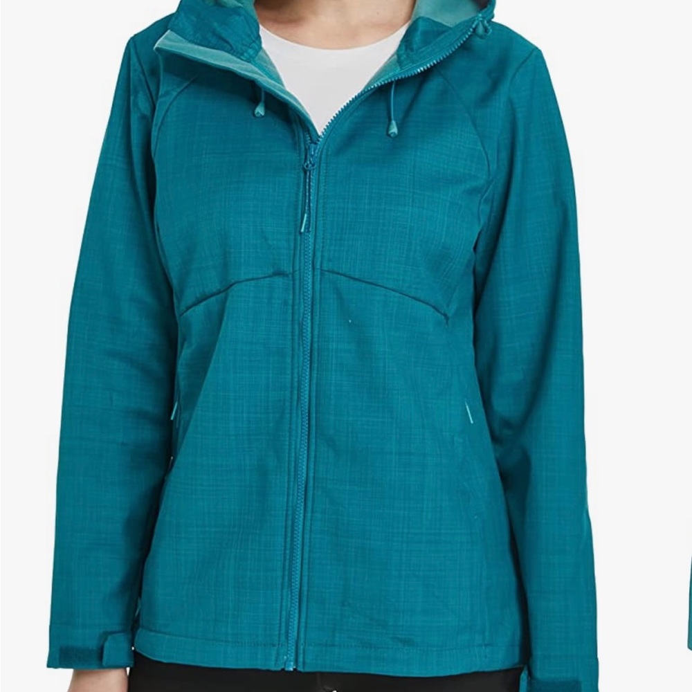 svacuam Women's Fleece Lined Softshell Waterproof Jacket Lightweight Coat